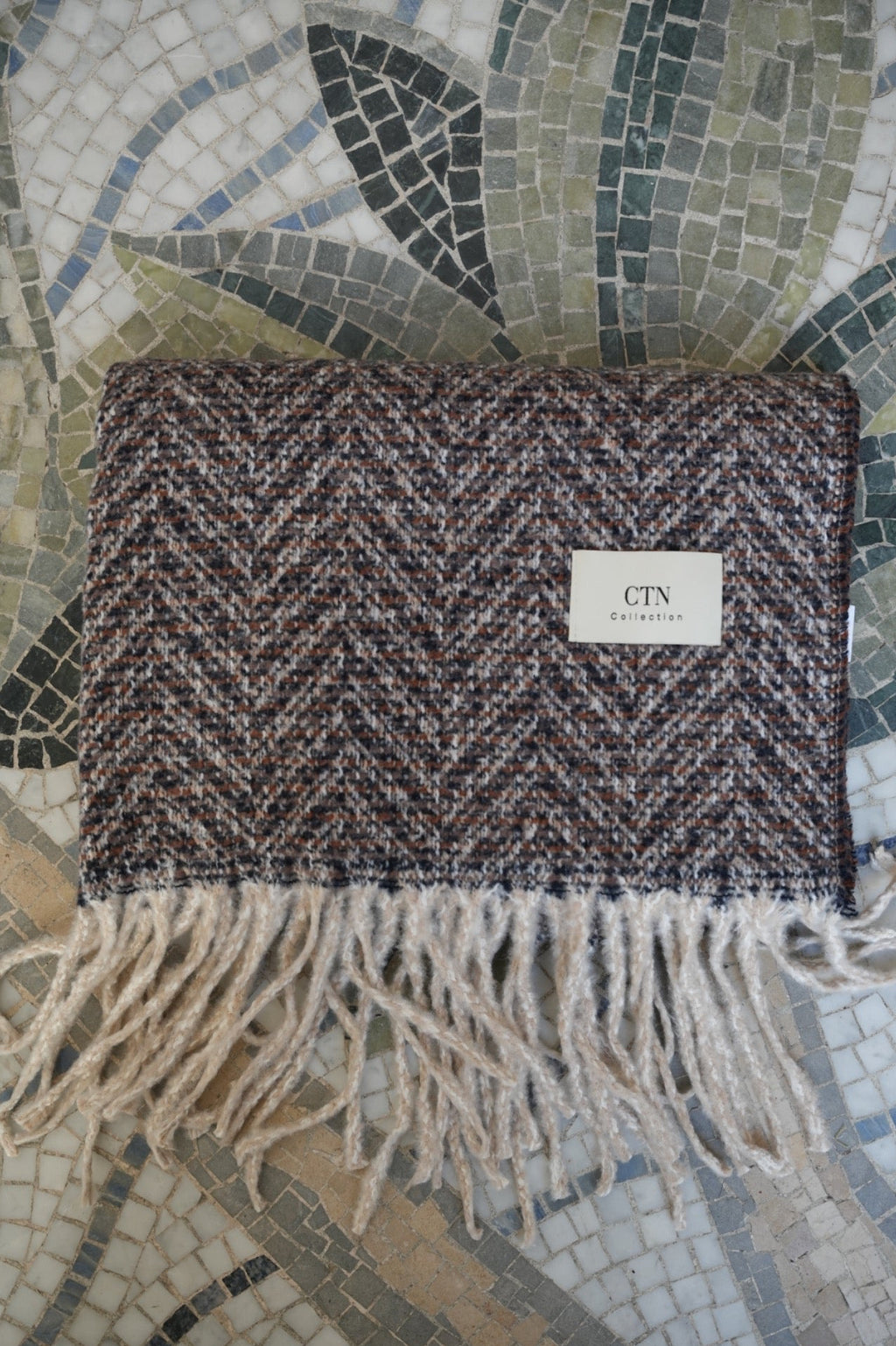 ELLA SCARF BLUE