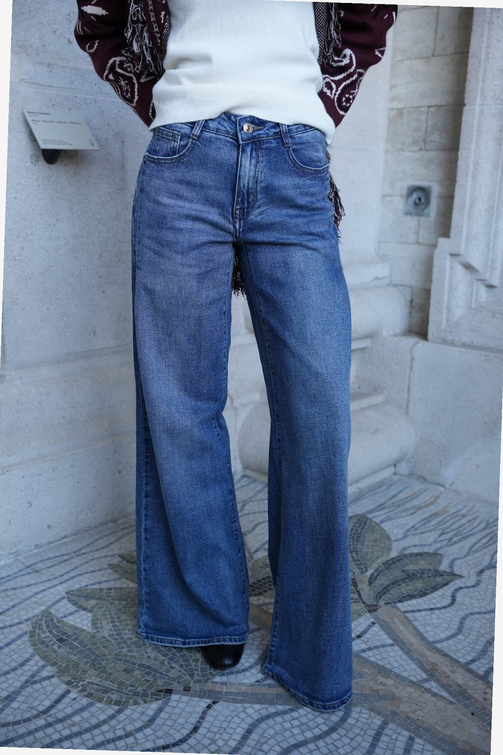 PALAZZO JEANS BLUE