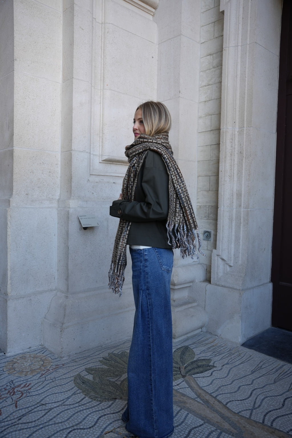 MILA SCARF KHAKI