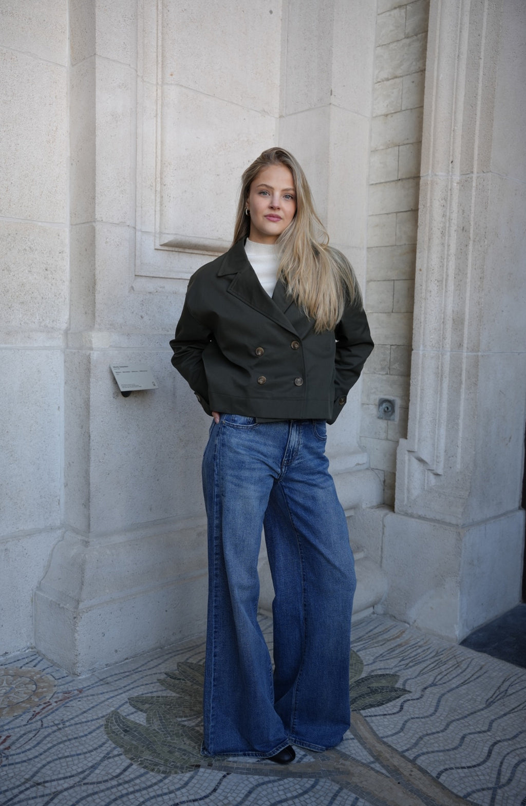MAVERA CROPPED JACKET KHAKI