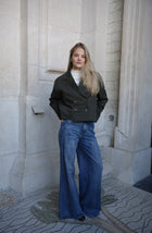 MAVERA CROPPED JACKET KHAKI