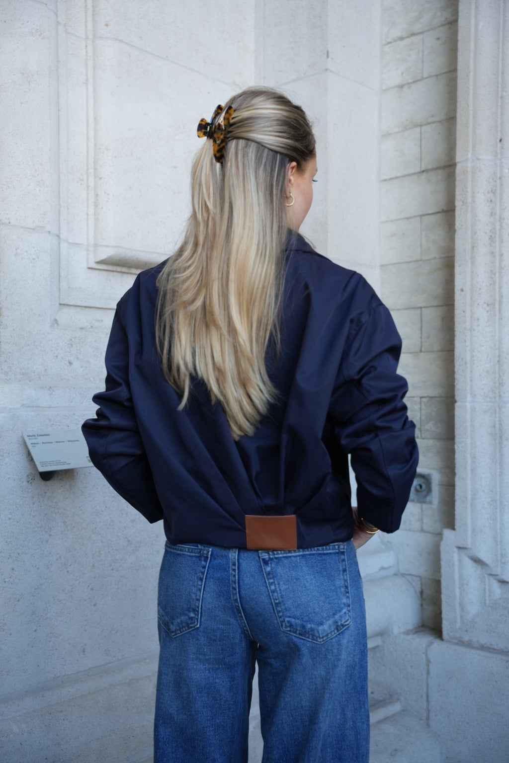 SORÉN ZIP JACKET NAVY